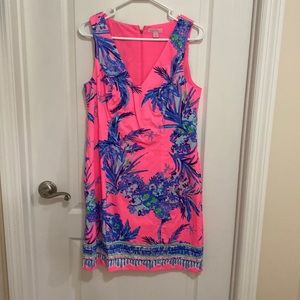 Lilly Pulitzer Monkey in Forest Dress.